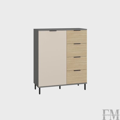 Комод «Марвэл 16.234.01», зеленый